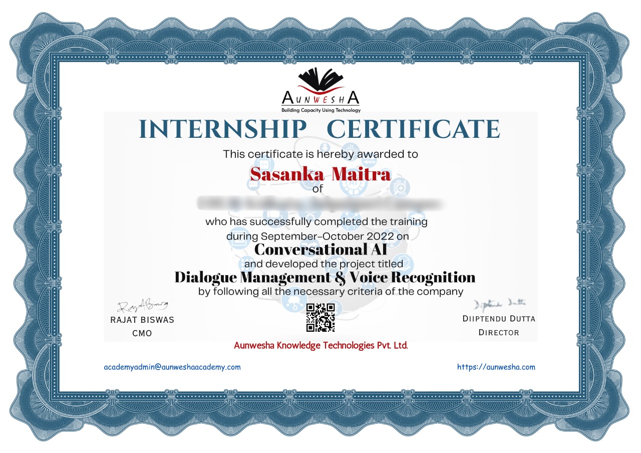 Certificate 1