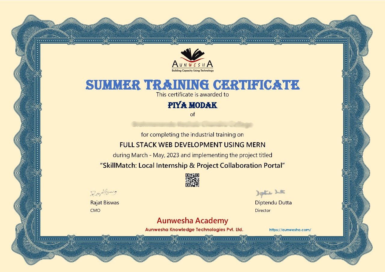 Certificate 3